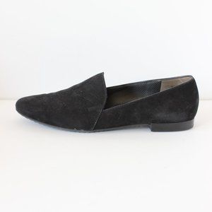 Paul Green Black Nubuck Leather Naomi Slip On Loafer Flats US sz 9.5